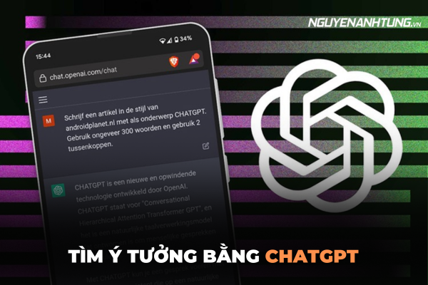 Tìm ý tưởng bằng ChatGPT