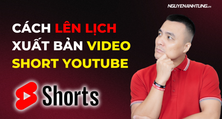 Cách lên lịch xuất bản video short youtube 