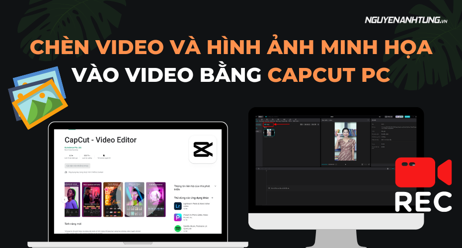 Cách chèn video và hình ảnh minh họa vào video bằng Capcut trên máy tính