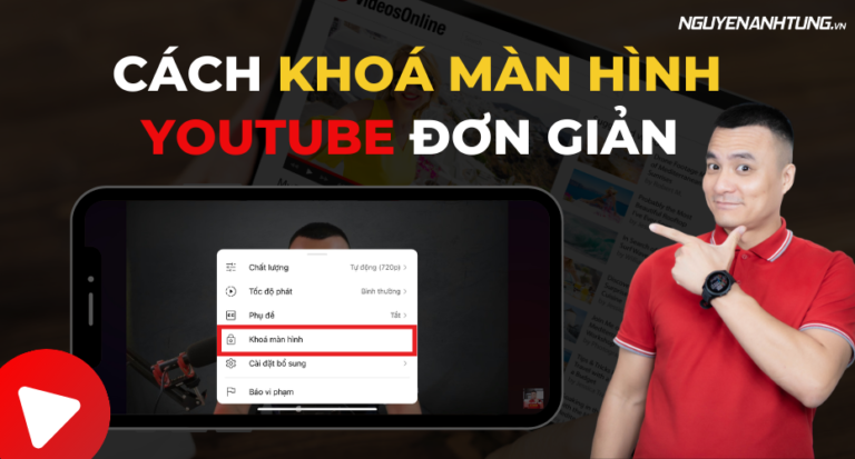 Cách khoá màn hình Youtube đơn giản trong một nốt nhạc