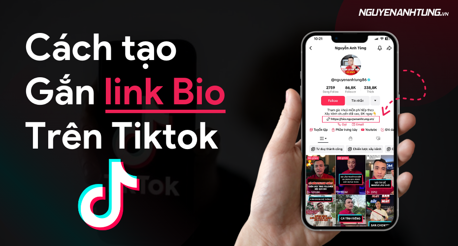 Cách tạo và gắn Link Bio trên Tiktok trong 1 nốt nhạc