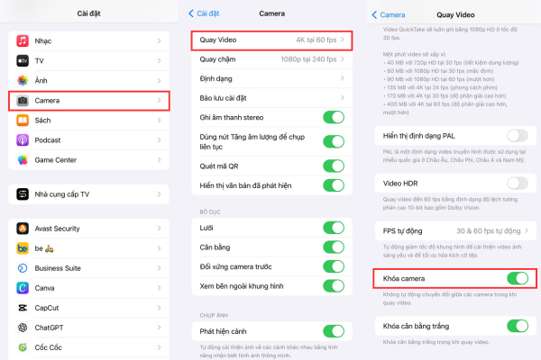 Cách bật tính năng khóa Camera trên iPhone 