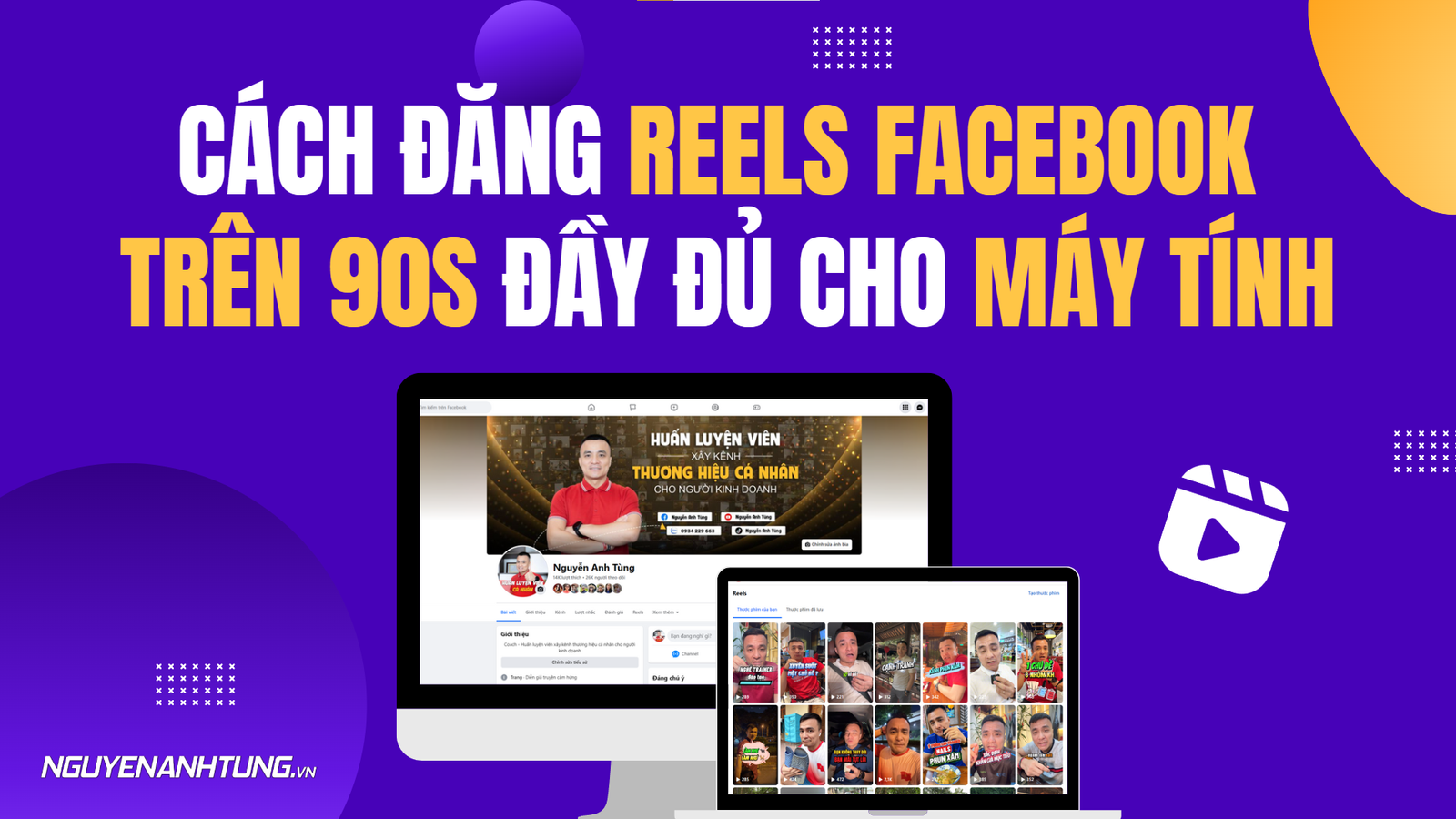 Cách đăng Reels Facebook trên 90s không bị cắt bằng máy tính 