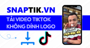 SnapTik - Ứng dụng tải video TikTok không bị mờ, không dính logo!