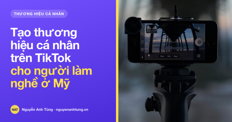 Tạo thương hiệu cá nhân trên TikTok cho người Việt làm nghề ở Mỹ