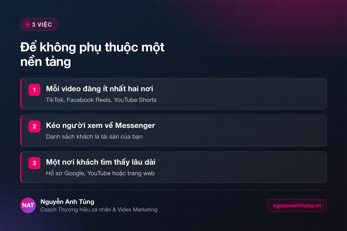 3 việc để không phụ thuộc TikTok sau lệnh cấm TikTok ở Mỹ