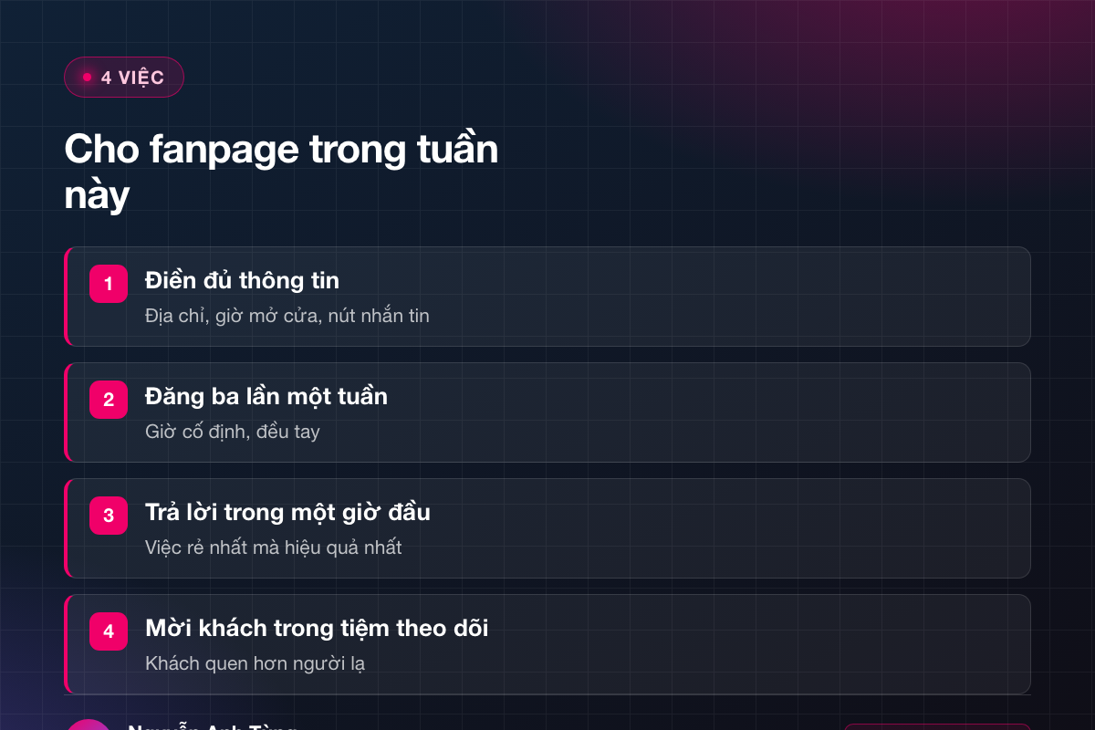 4 việc giúp trang fanpage được nhiều người biết đến
