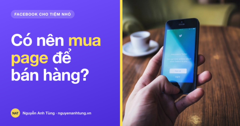 Có nên mua page để bán hàng cho tiệm của người Việt tại Mỹ