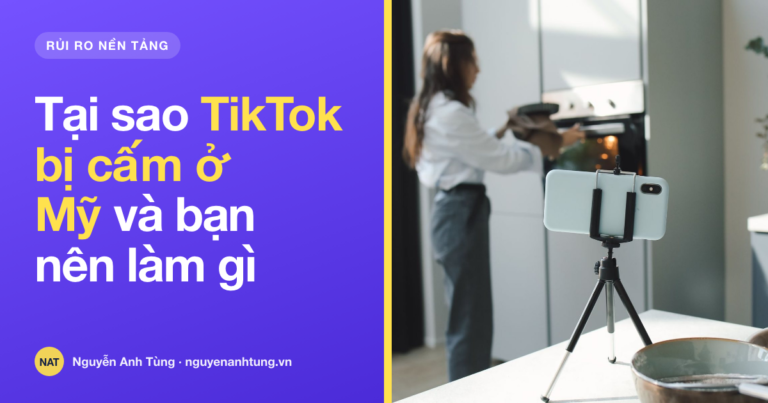 Tại sao TikTok bị cấm ở Mỹ và cách người bán hàng ứng phó