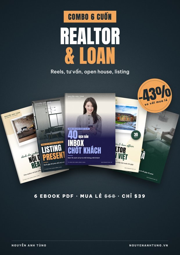 COMBO REALTOR & LOAN — 6 Cuốn