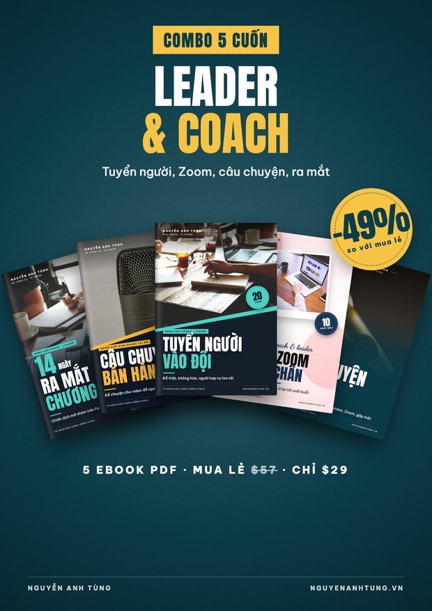 COMBO LEADER & COACH — 5 Cuốn
