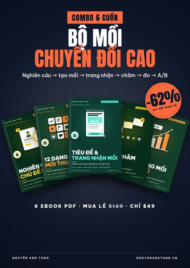 BỘ MỒI CHUYỂN ĐỔI CAO — 6 Giáo Trình