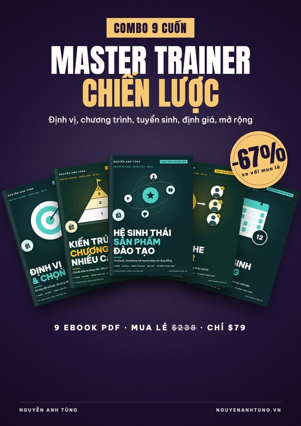MASTER TRAINER · CHIẾN LƯỢC — 9 Giáo Trình