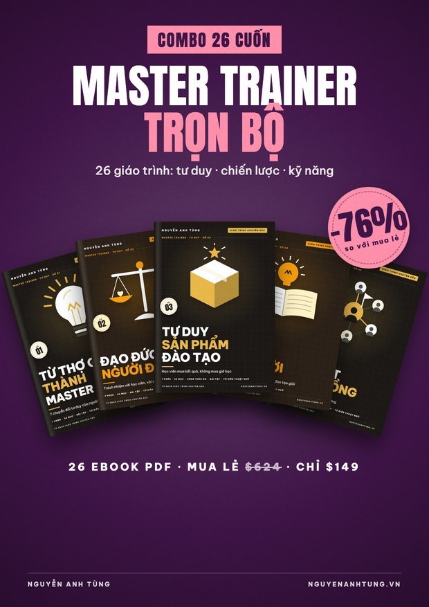 MASTER TRAINER TRỌN BỘ — 26 Giáo Trình