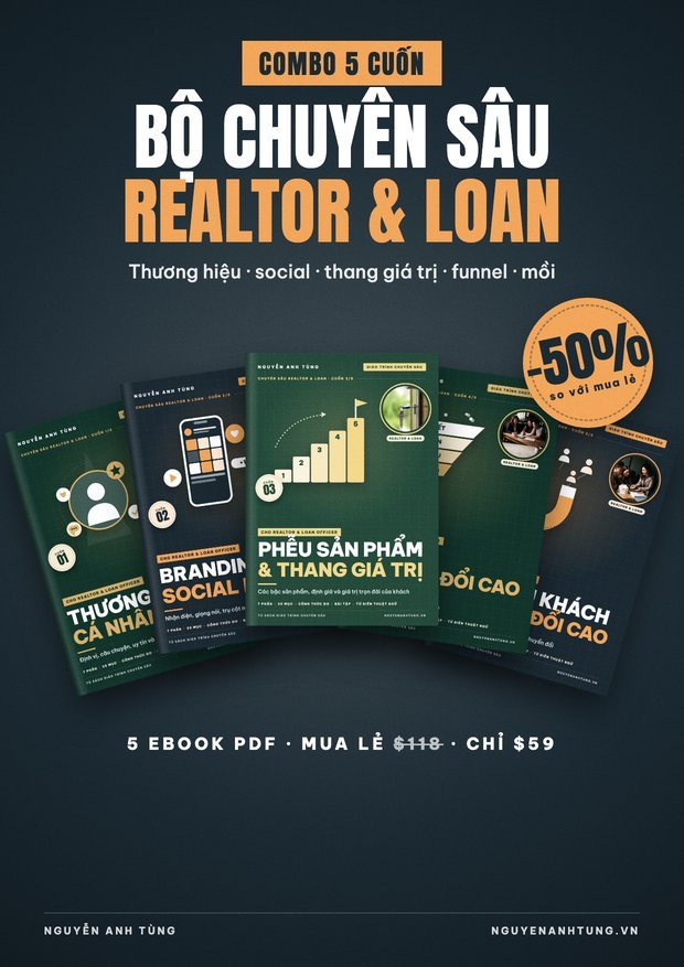 BỘ CHUYÊN SÂU REALTOR & LOAN OFFICER — 5 Giáo Trình