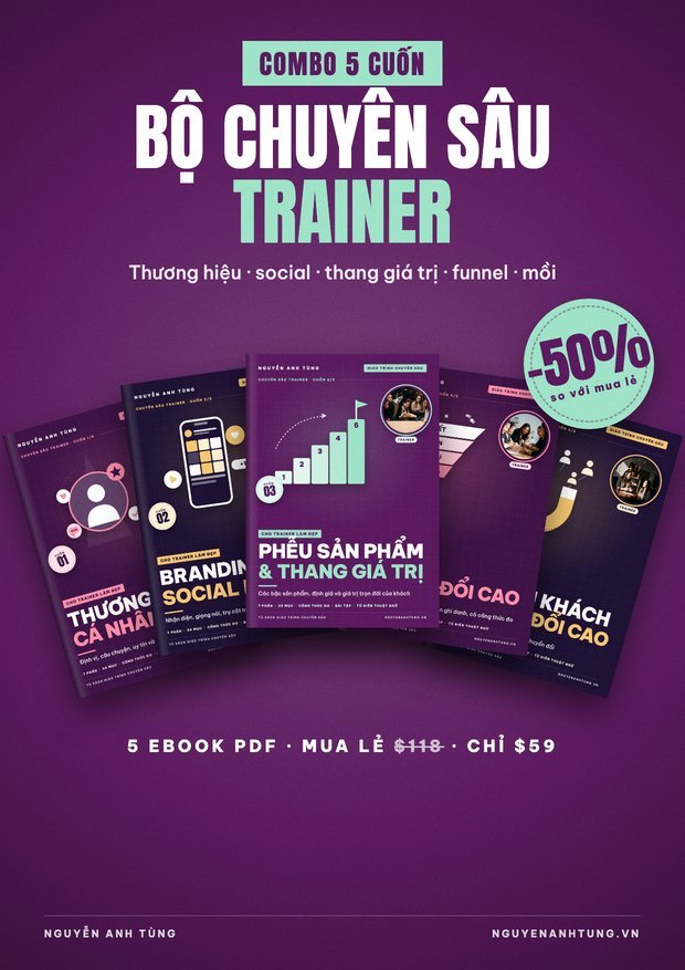 BỘ CHUYÊN SÂU TRAINER LÀM ĐẸP — 5 Giáo Trình