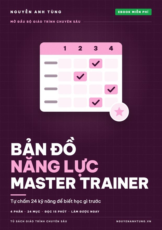 Bản Đồ Năng Lực Master Trainer: Tự Đánh Giá 24 Kỹ Năng