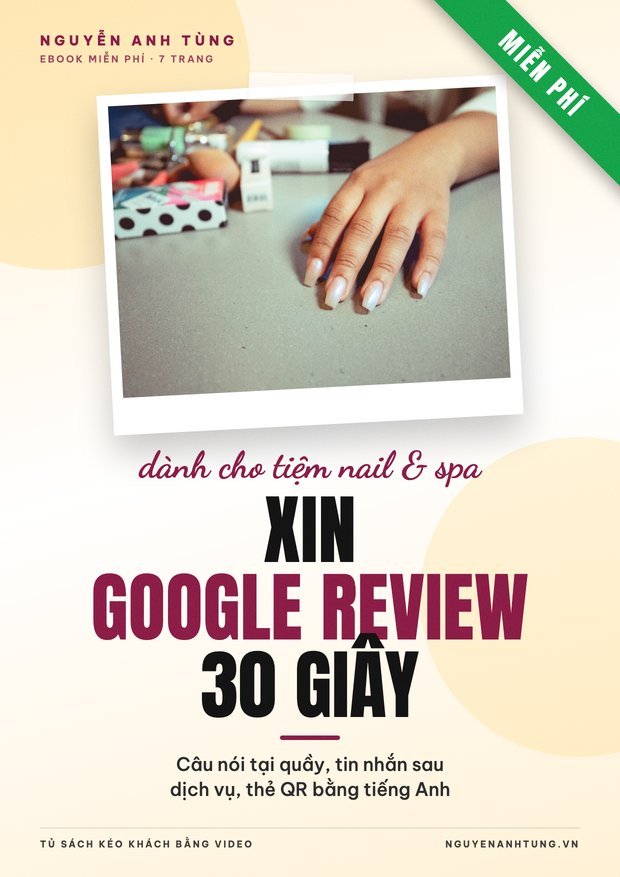 Kịch Bản Xin Google Review 30 Giây (tiếng Anh)