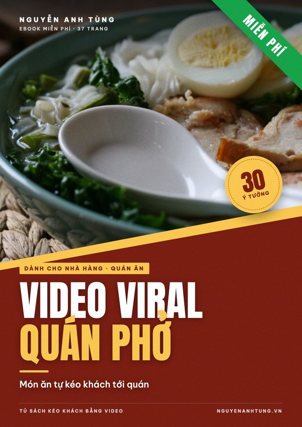 30 Ý Tưởng Video Viral Cho Nhà Hàng · Quán Phở