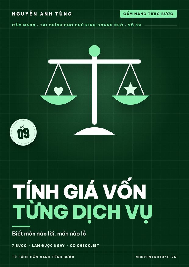 Tính Giá Vốn Từng Dịch Vụ