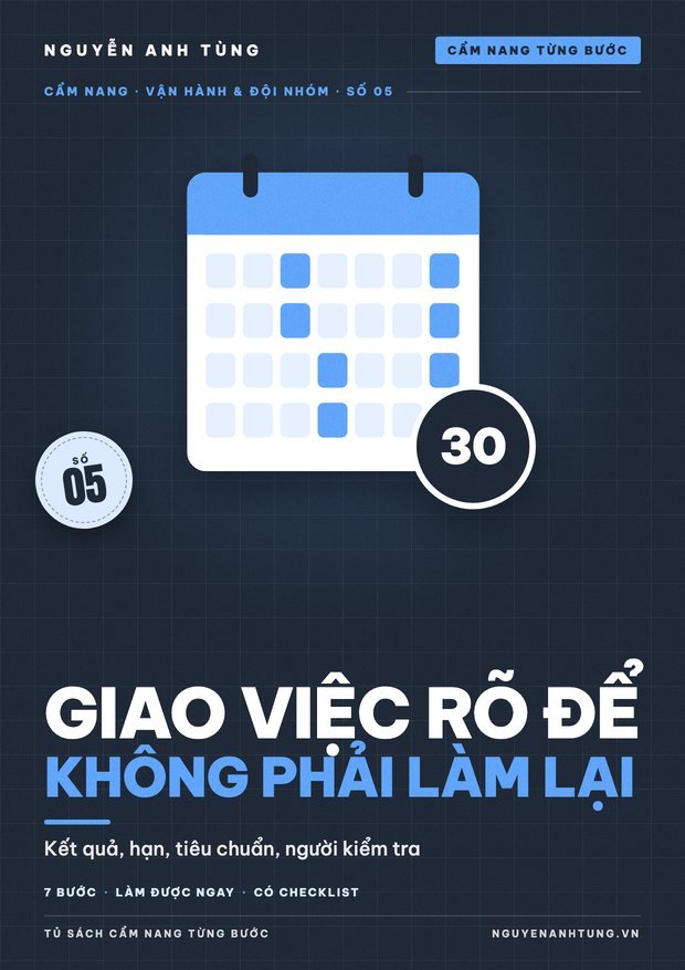 Giao Việc Rõ Để Không Phải Làm Lại