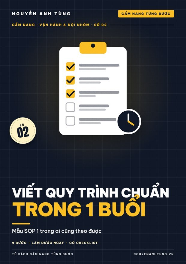 Viết Quy Trình Chuẩn Trong 1 Buổi
