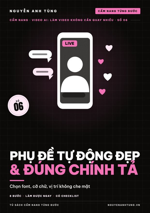 Phụ Đề Tự Động Đẹp & Đúng Chính Tả