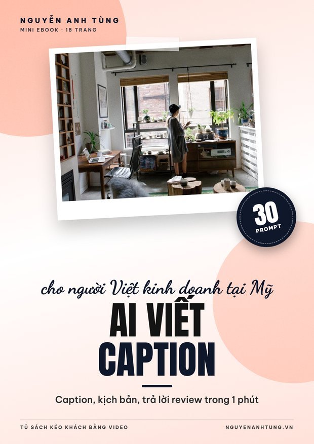 Dùng AI Viết Caption & Kịch Bản: 30 Prompt Mẫu Cho Chủ Tiệm