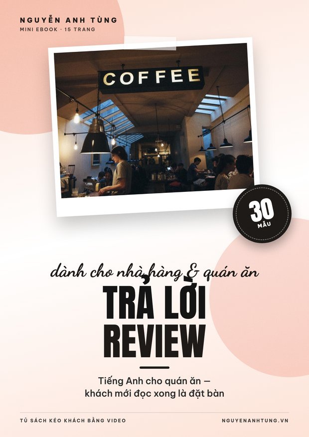 Trả Lời Review Quán Ăn: 30 Mẫu Tiếng Anh