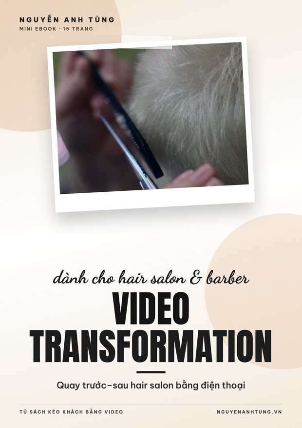 Quay Video Transformation Hair Salon Bằng Điện Thoại