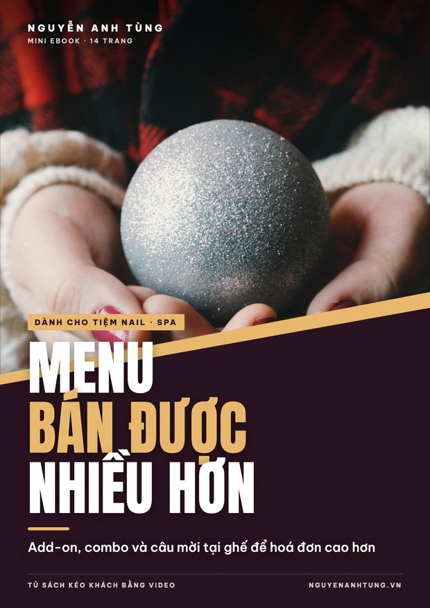 Menu Dịch Vụ Nail Bán Được Nhiều Hơn: Add-on & Combo