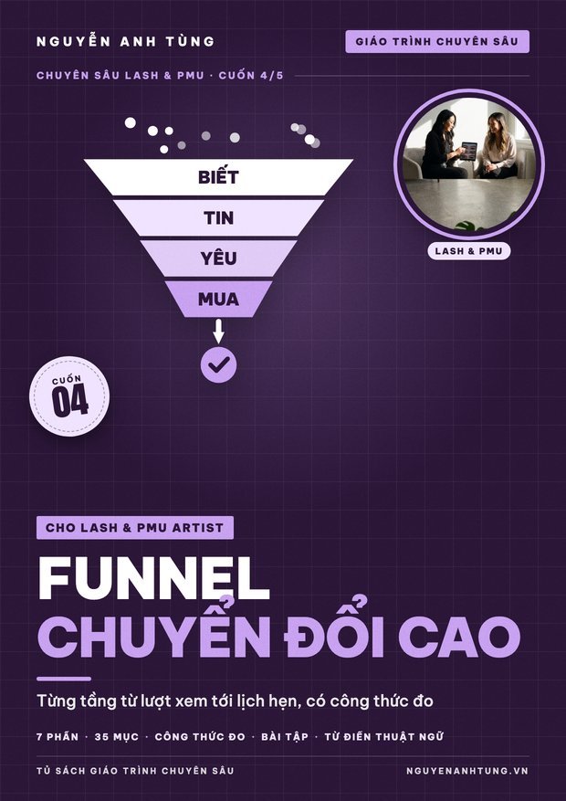 Funnel Chuyển Đổi Cao Cho Lash & PMU Artist