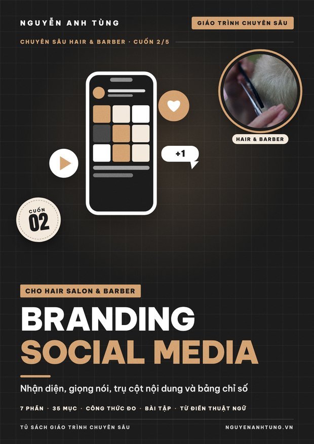 Branding Social Media Cho Hair Salon & Barber
