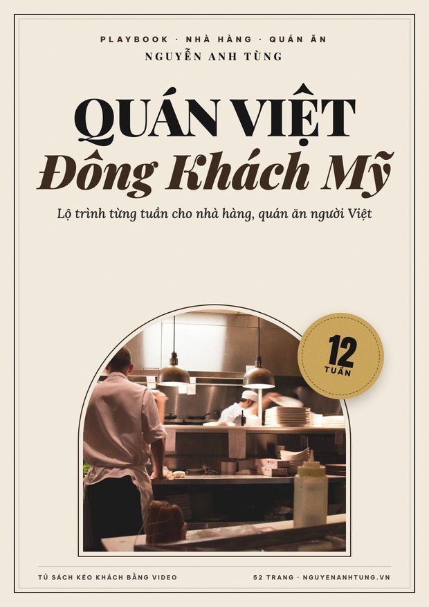 Playbook Quán Ăn Việt Đông Khách Mỹ 12 Tuần