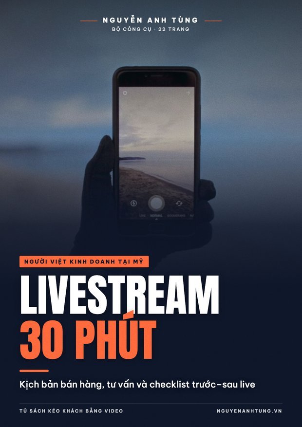 Livestream Bán Hàng / Tư Vấn: Kịch Bản 30 Phút + Checklist