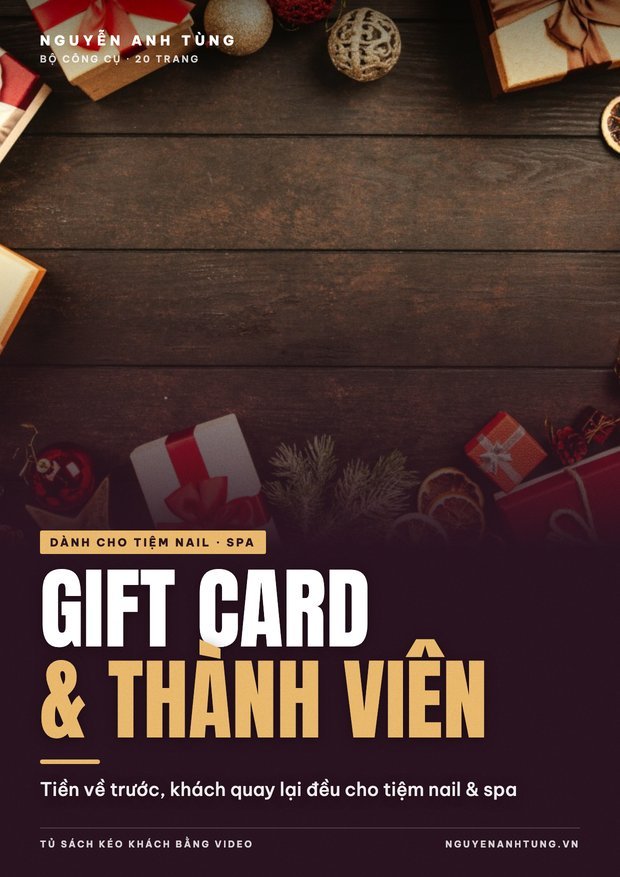 Bán Gift Card & Gói Thành Viên Tiệm Nail / Spa